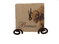 Buffalo Desk Clock With Iron Easel